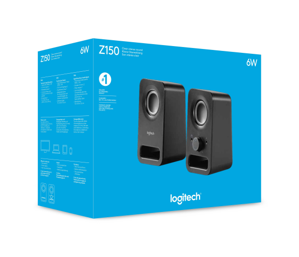 Logitech 2.0 Z150 czarne - 159708 - zdjęcie 8